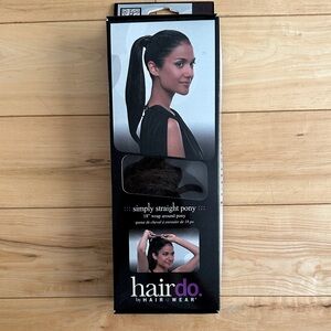Hairdo by Hairuwear Simply Straight Pony 18" Wrap-Around Ponytail - Choc Copper